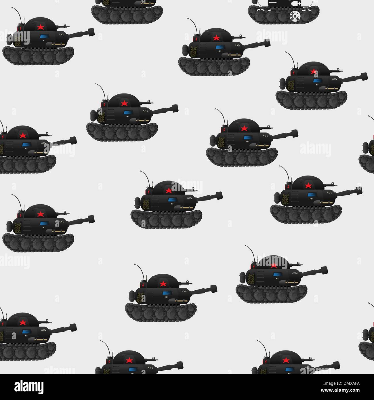 Tank pattern Stock Vector