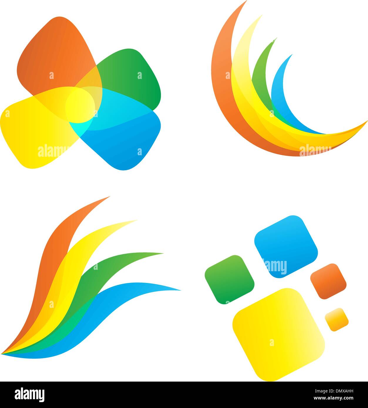 Abstract icons Stock Vector