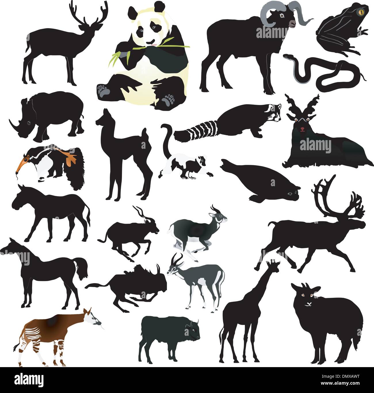 collection of vector animals Stock Vector Image & Art Alamy