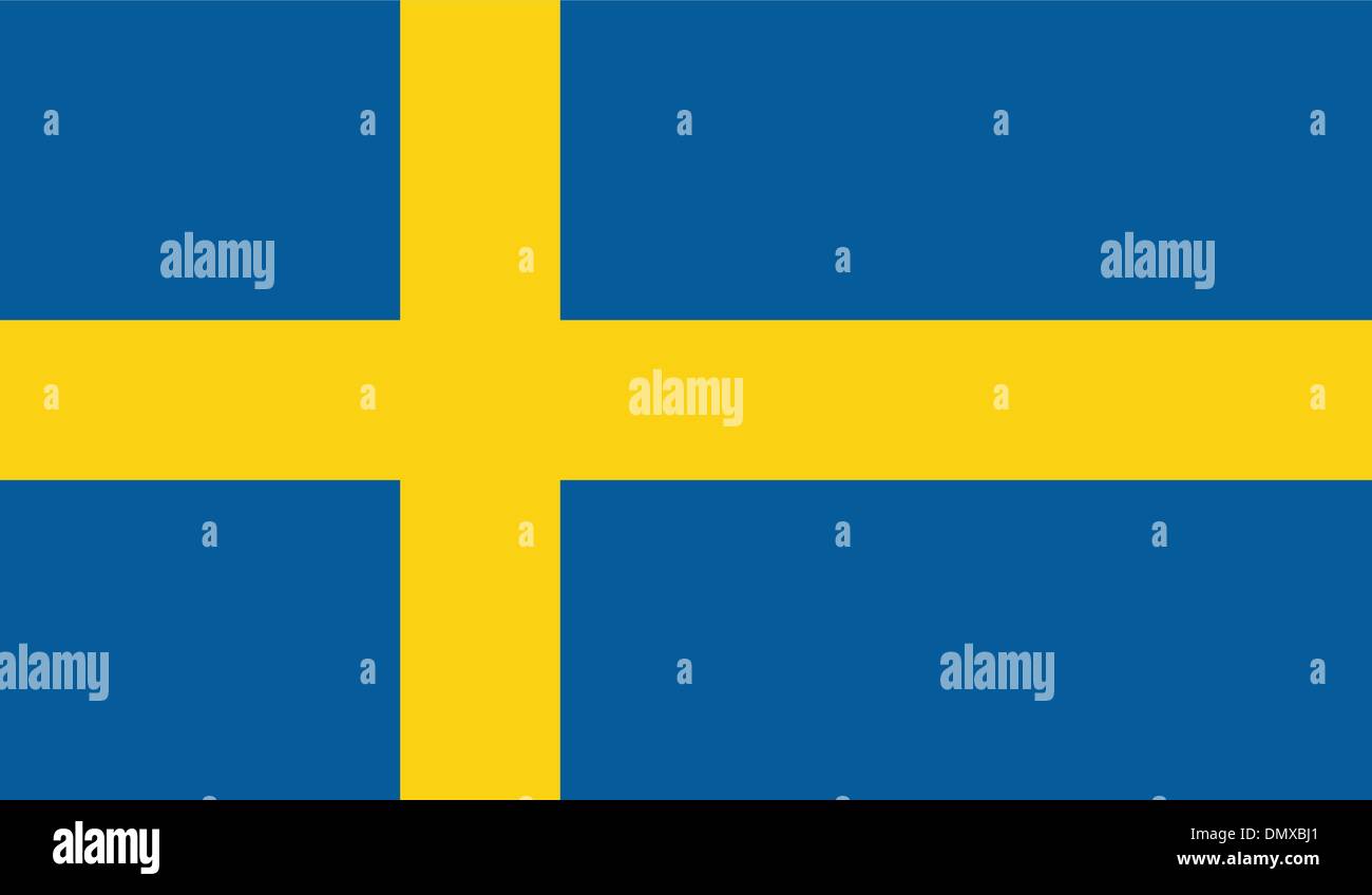Sweden Flag Stock Vector