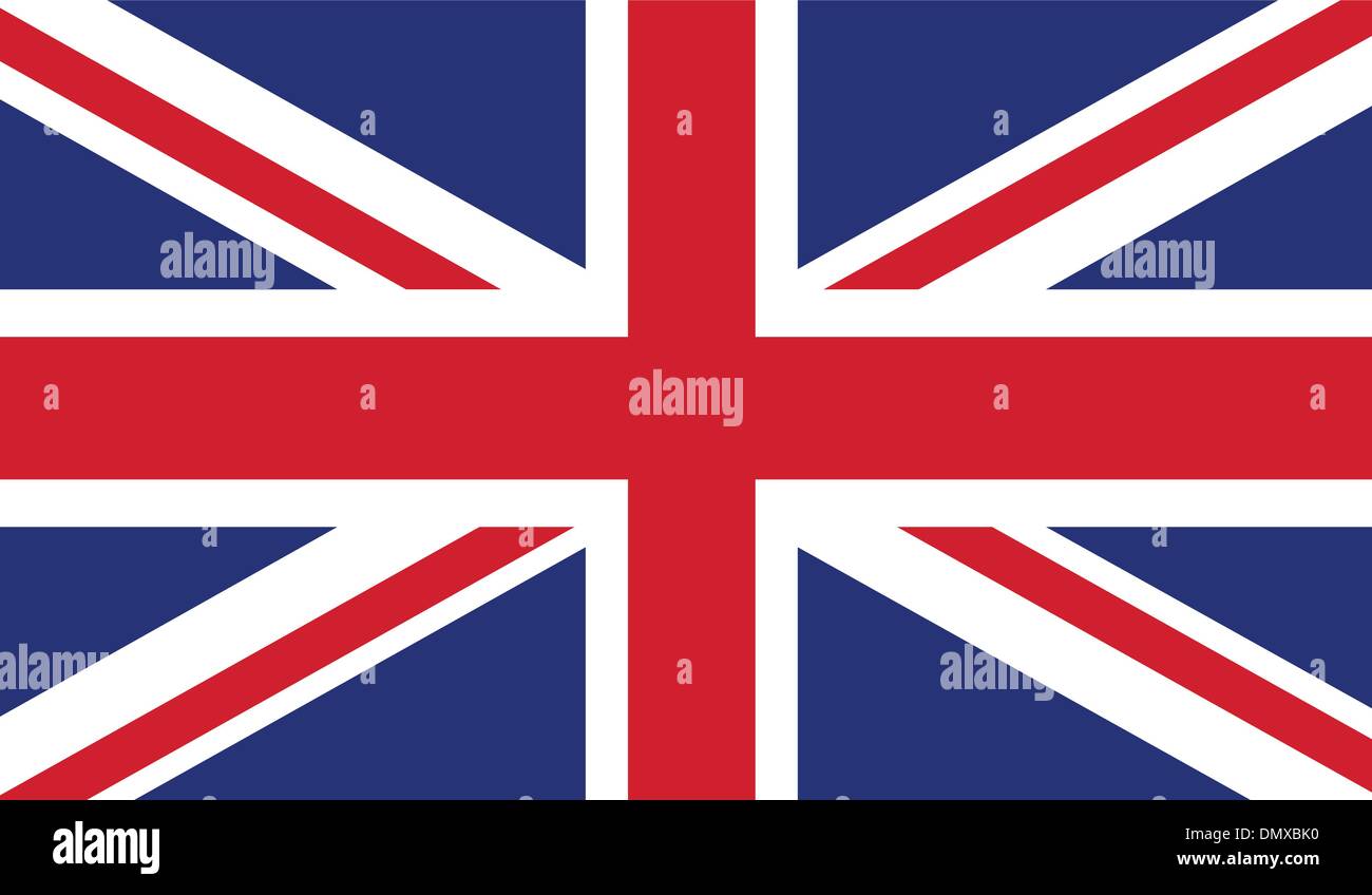 United Kingdom Flag Stock Vector