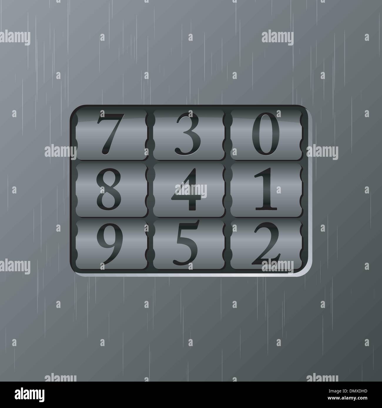 Illustration of the safe code Stock Vector Image & Art - Alamy