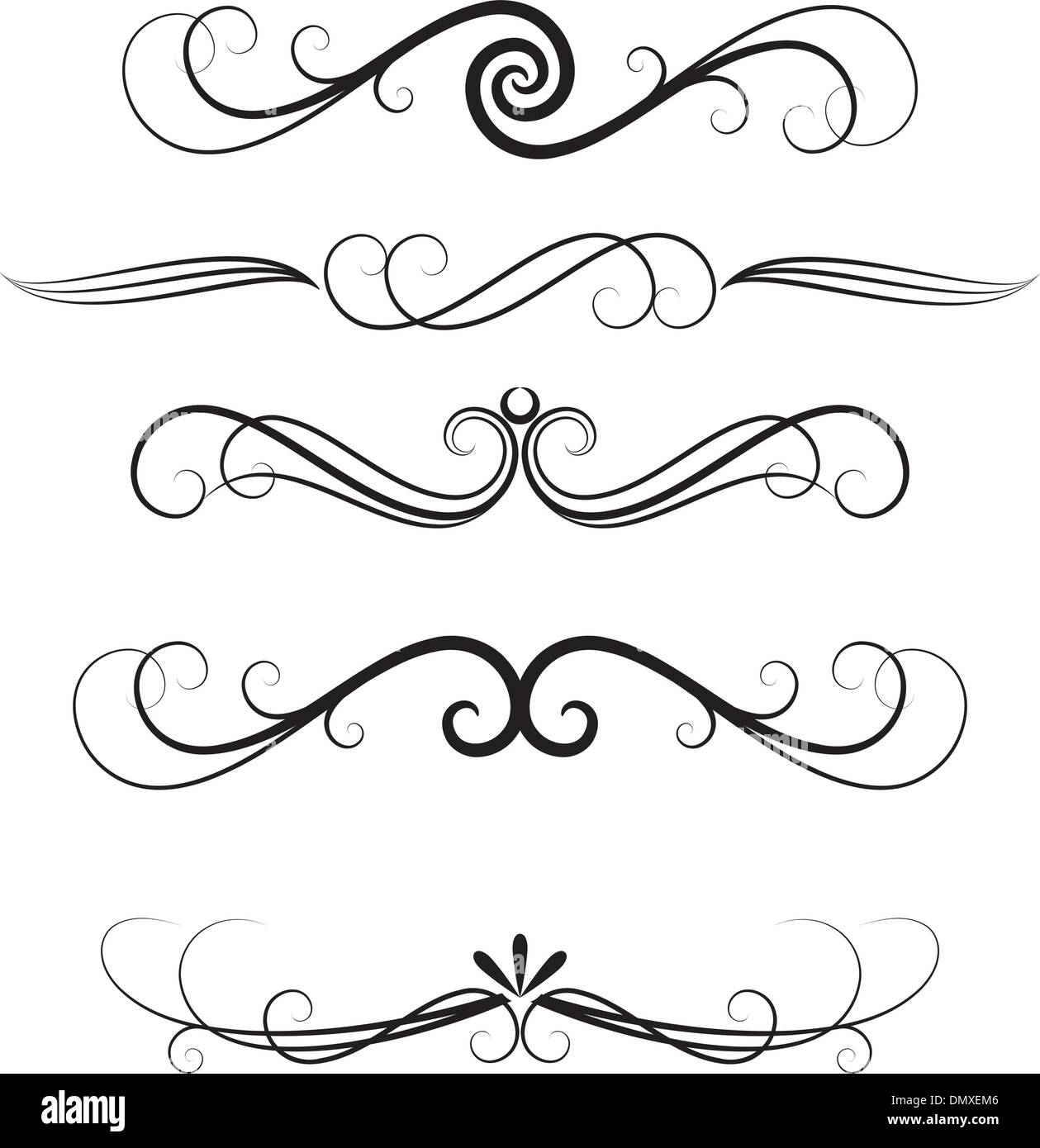 Floral elements Stock Vector
