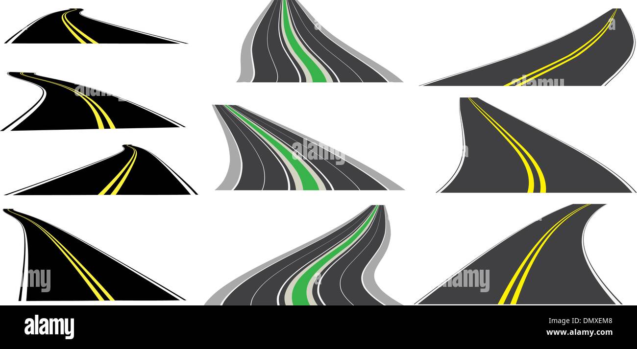 Winding vector vectors hi-res stock photography and images - Alamy