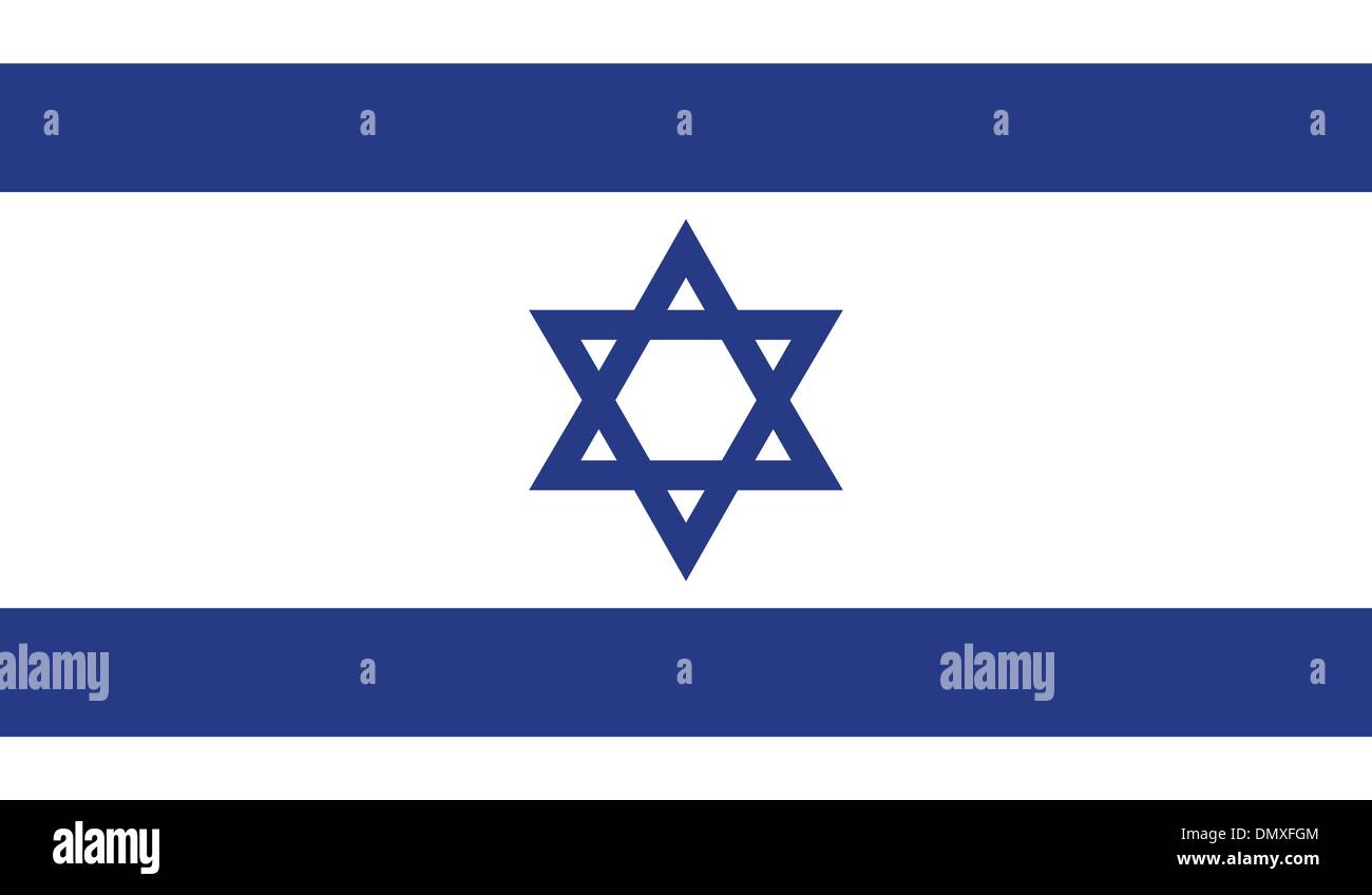 Israel Flag Stock Vector