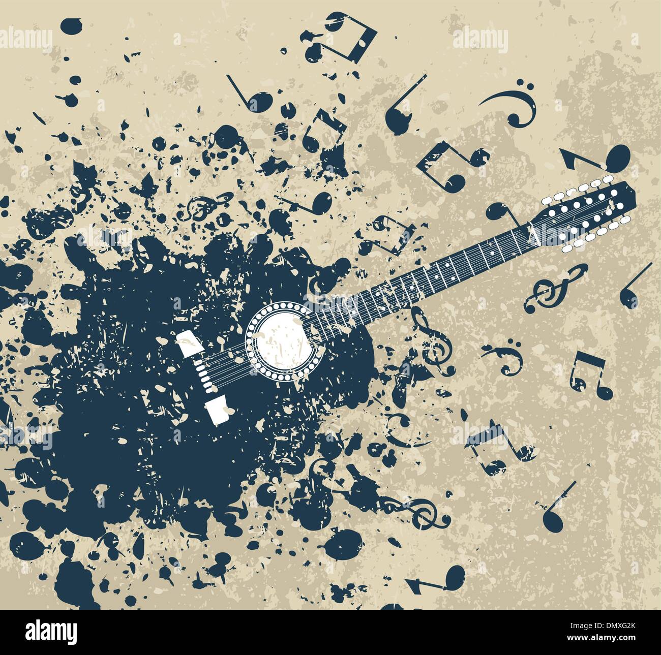 Spanish guitar design Stock Vector Images - Alamy