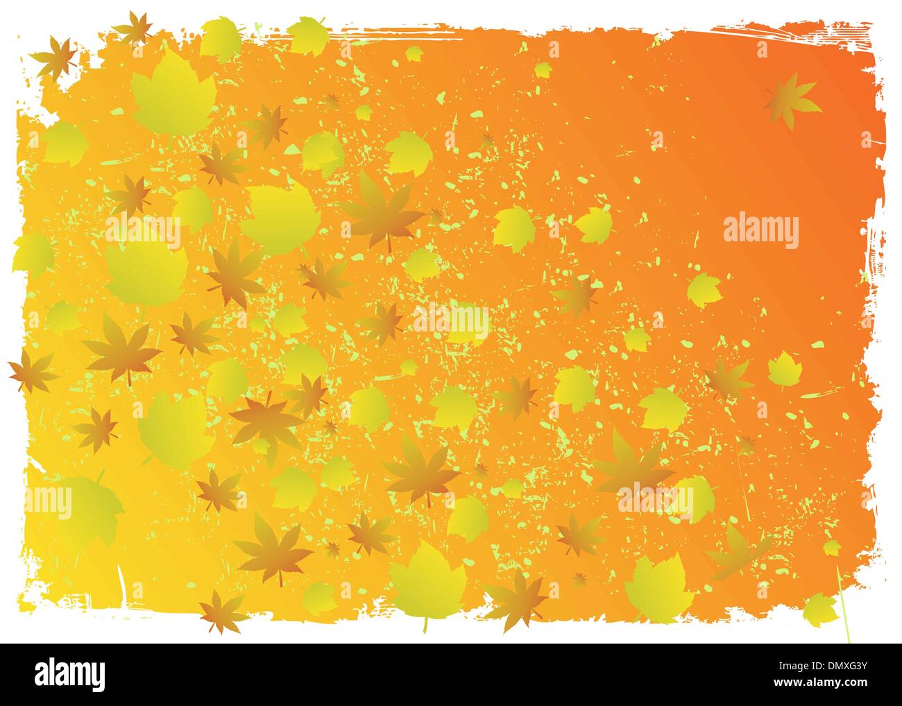 Beautiful autumn leaf Stock Vector Images - Alamy