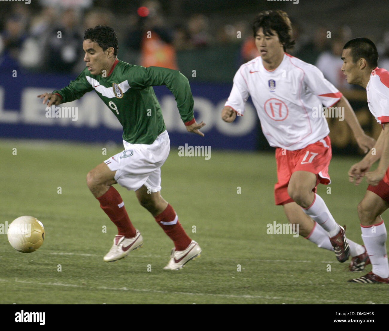 Feb 15, 2006; Los Angeles, CA, USA; SOCCER: (9) Omar Bravo from the ...