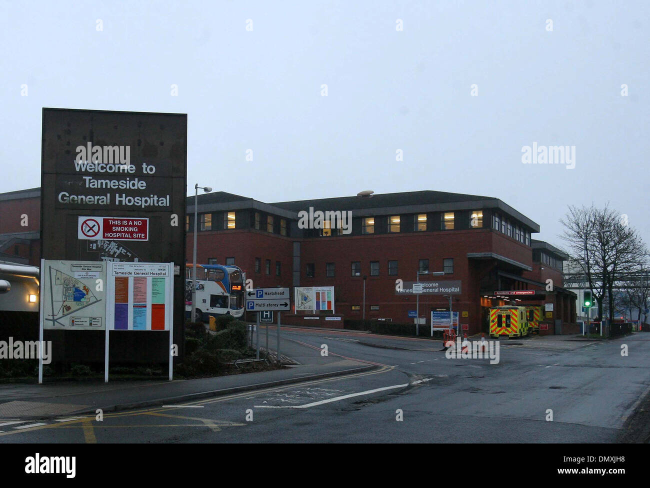 General view of Tameside General Hospital in Ashton-Under-Lyne, Lancashire. Stock Photo