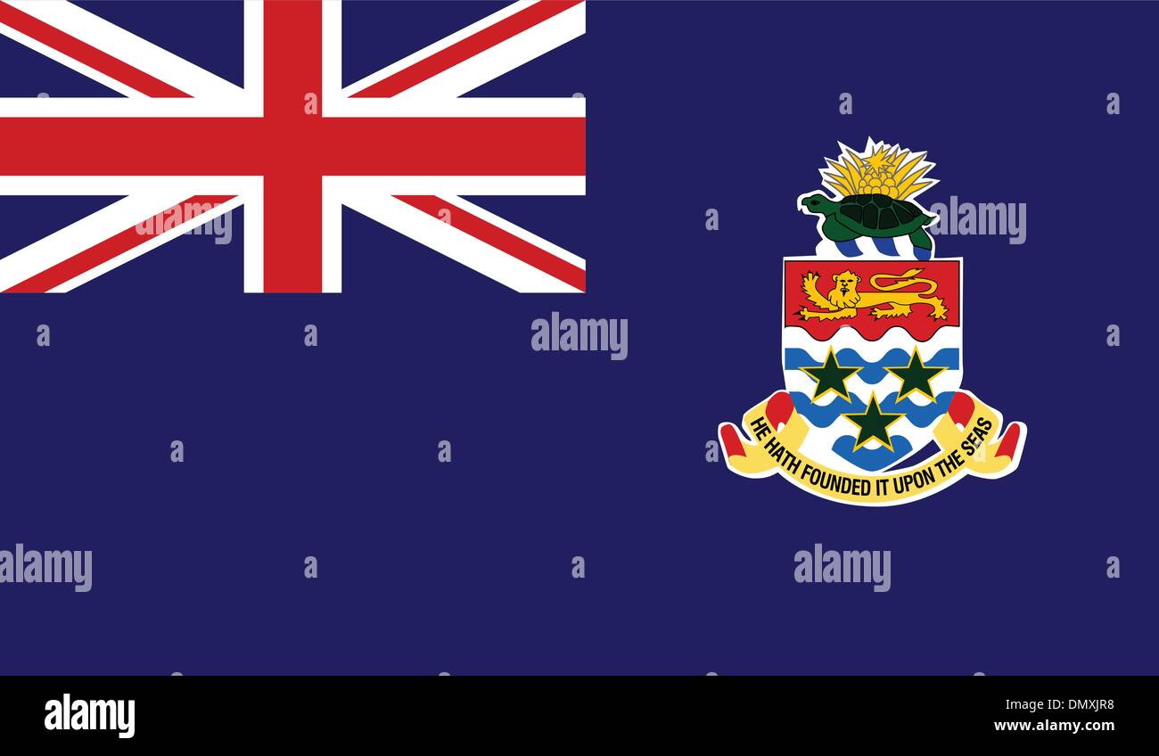 Cayman Islands Flag Stock Vector