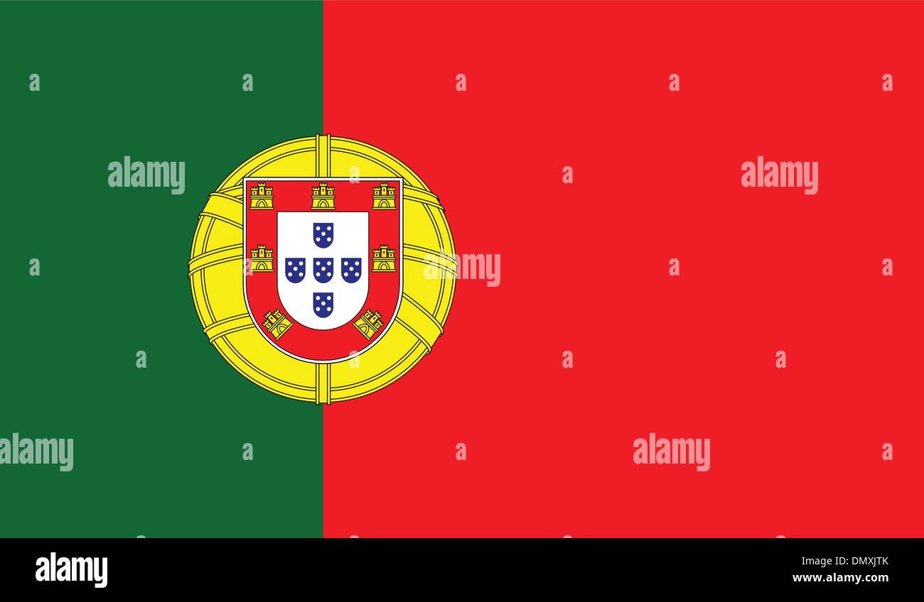 Portugal Flag Stock Vector