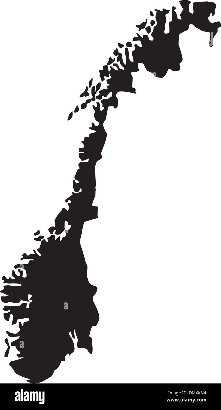 Vector illustration of maps of Norway Stock Vector Image & Art - Alamy
