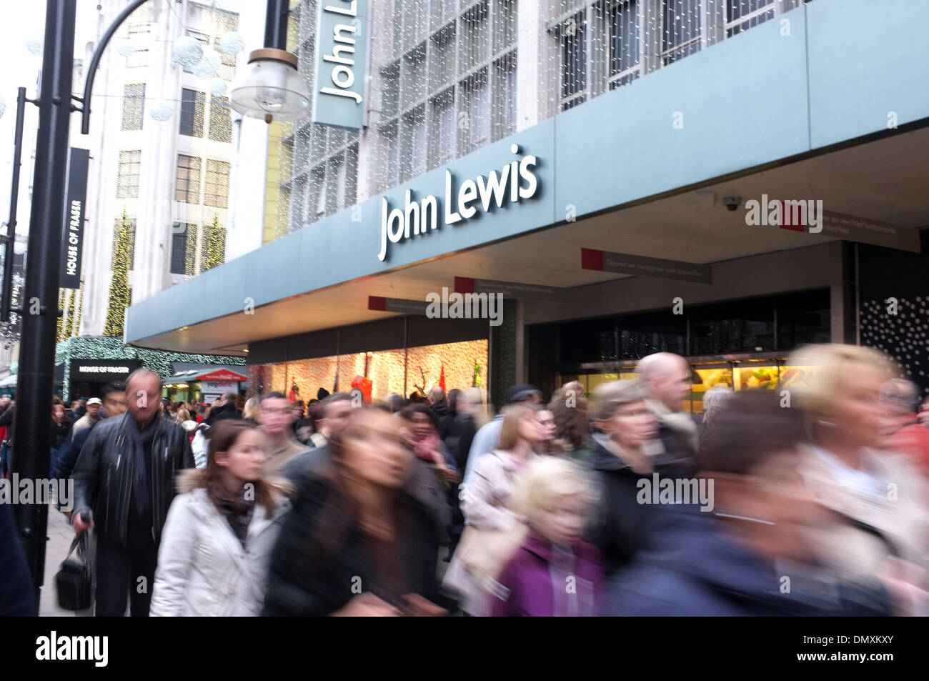 john lewis department store oxford street london uk 2013 Stock Photo