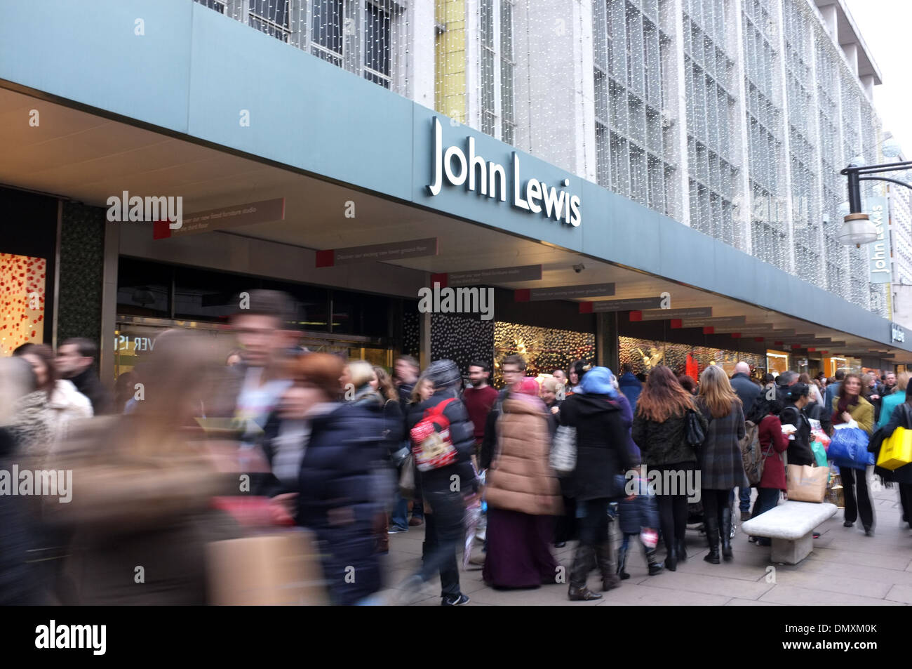 john lewis department store oxford street london uk 2013 Stock Photo