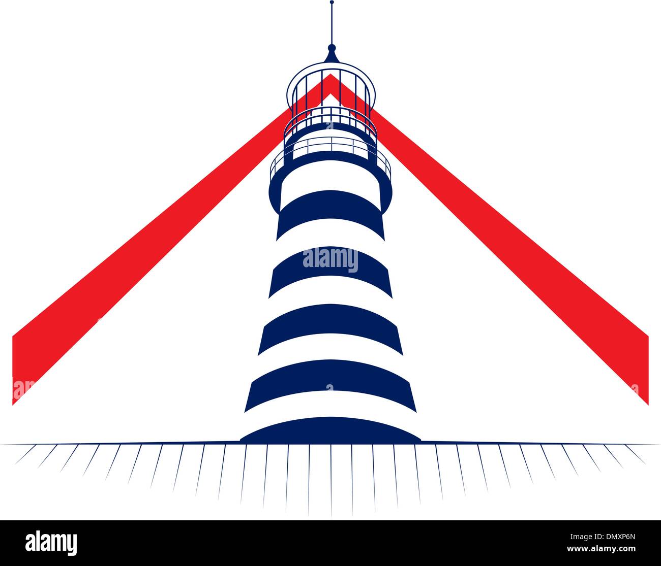 lighthouse tower icon Stock Vector
