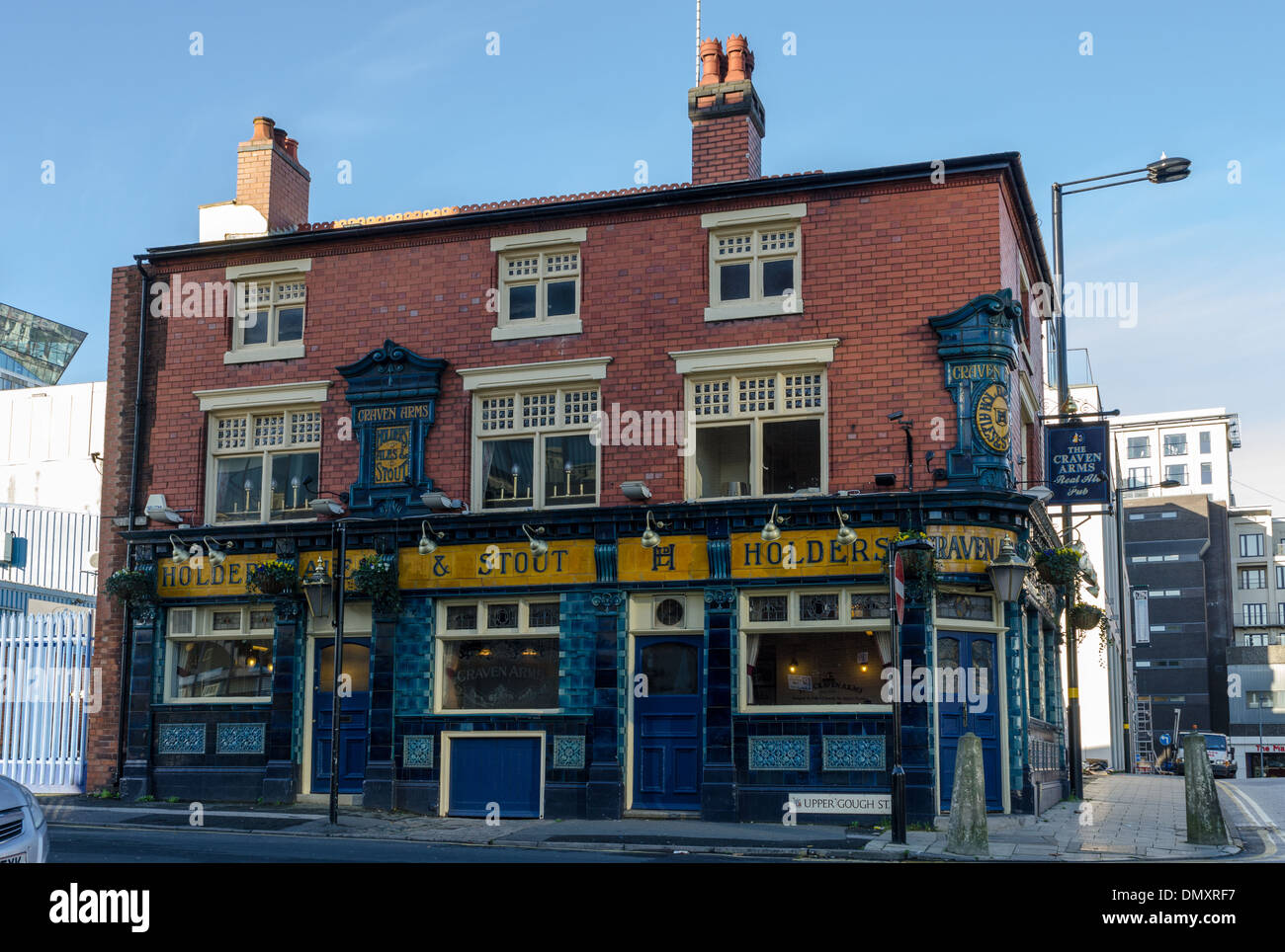 Craven Arms real ale pub in Upper Gough Street, Birmingham Stock Photo