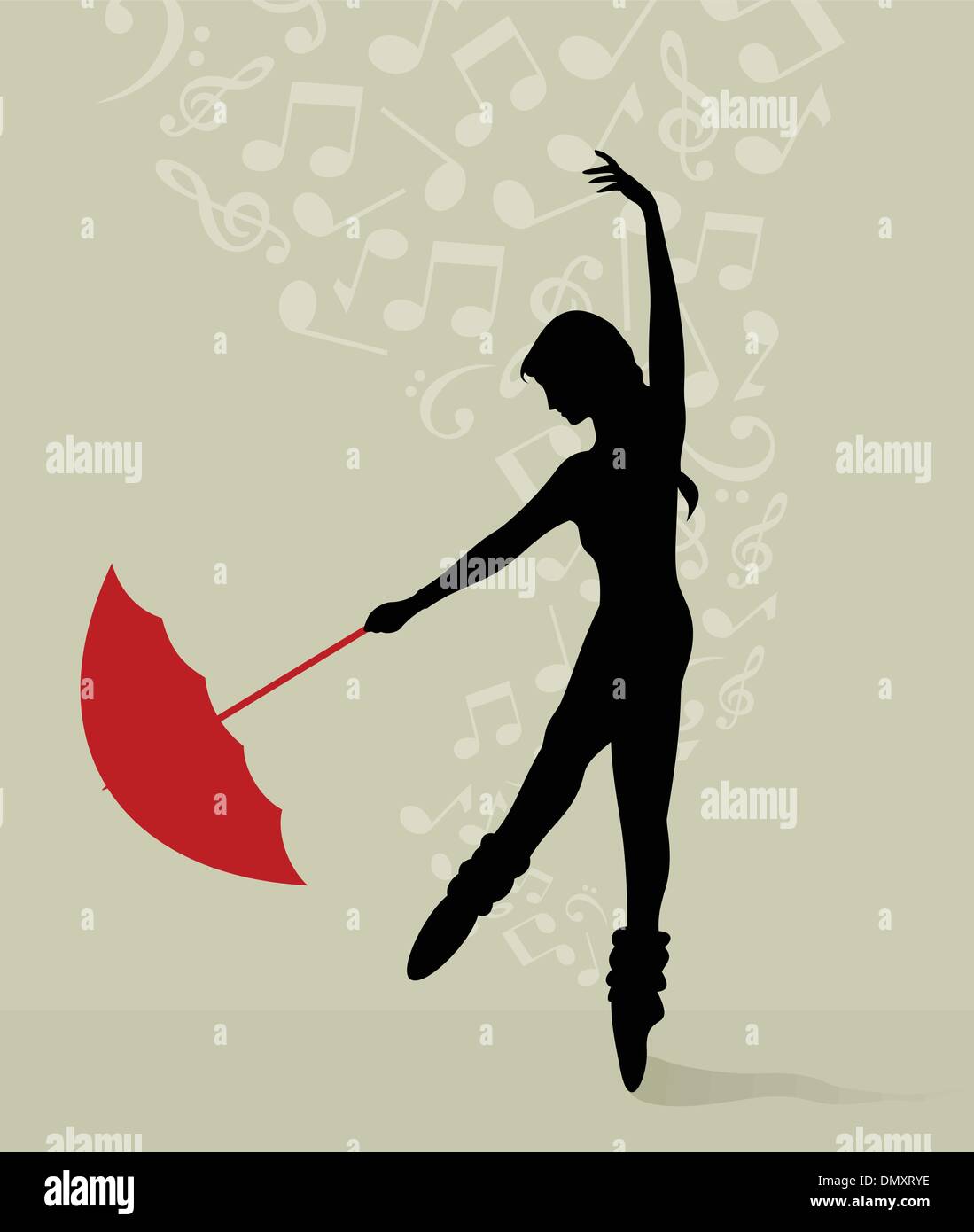 Dance with an umbrella Stock Vector Image & Art Alamy