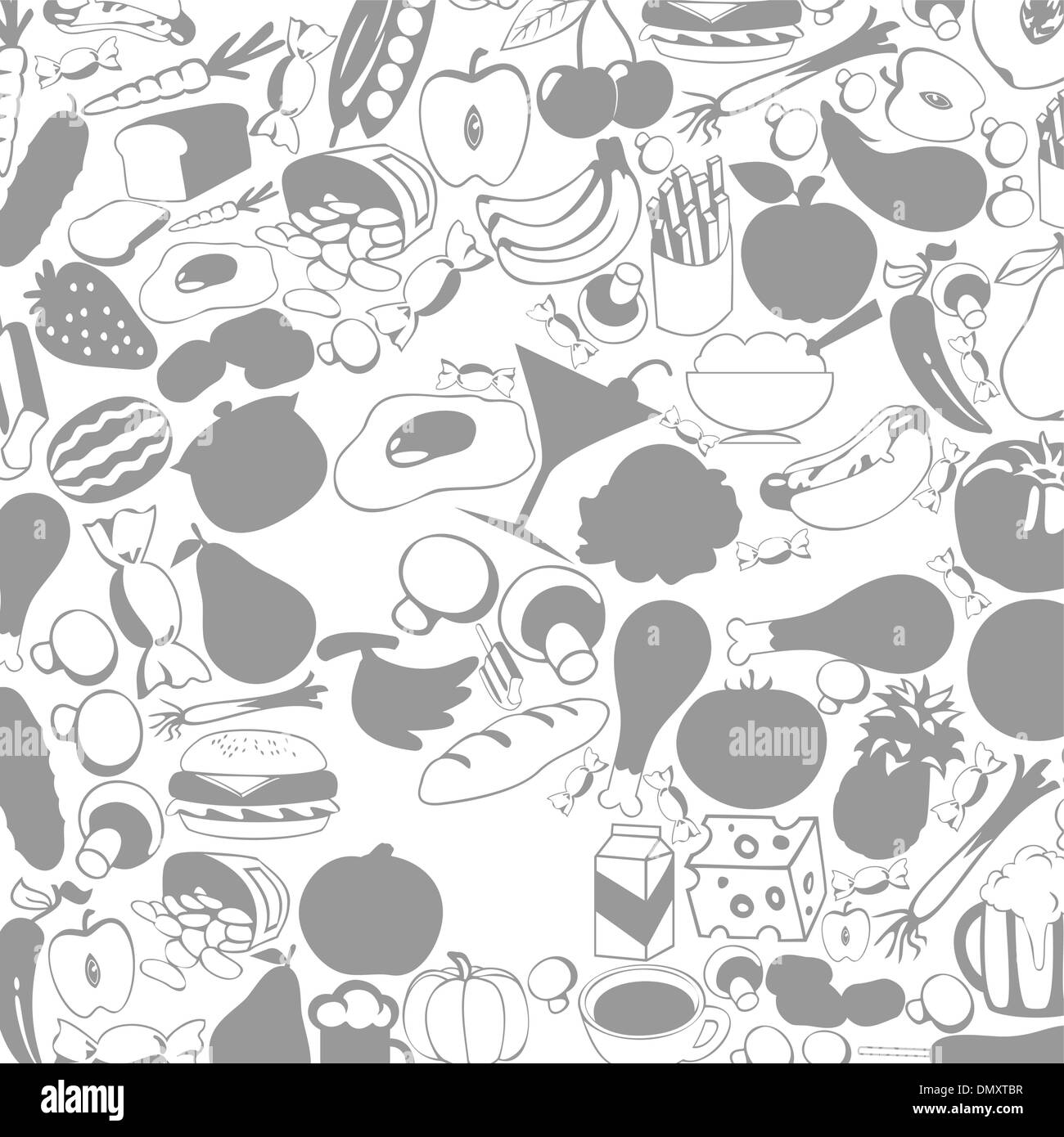 Meal a background Stock Vector