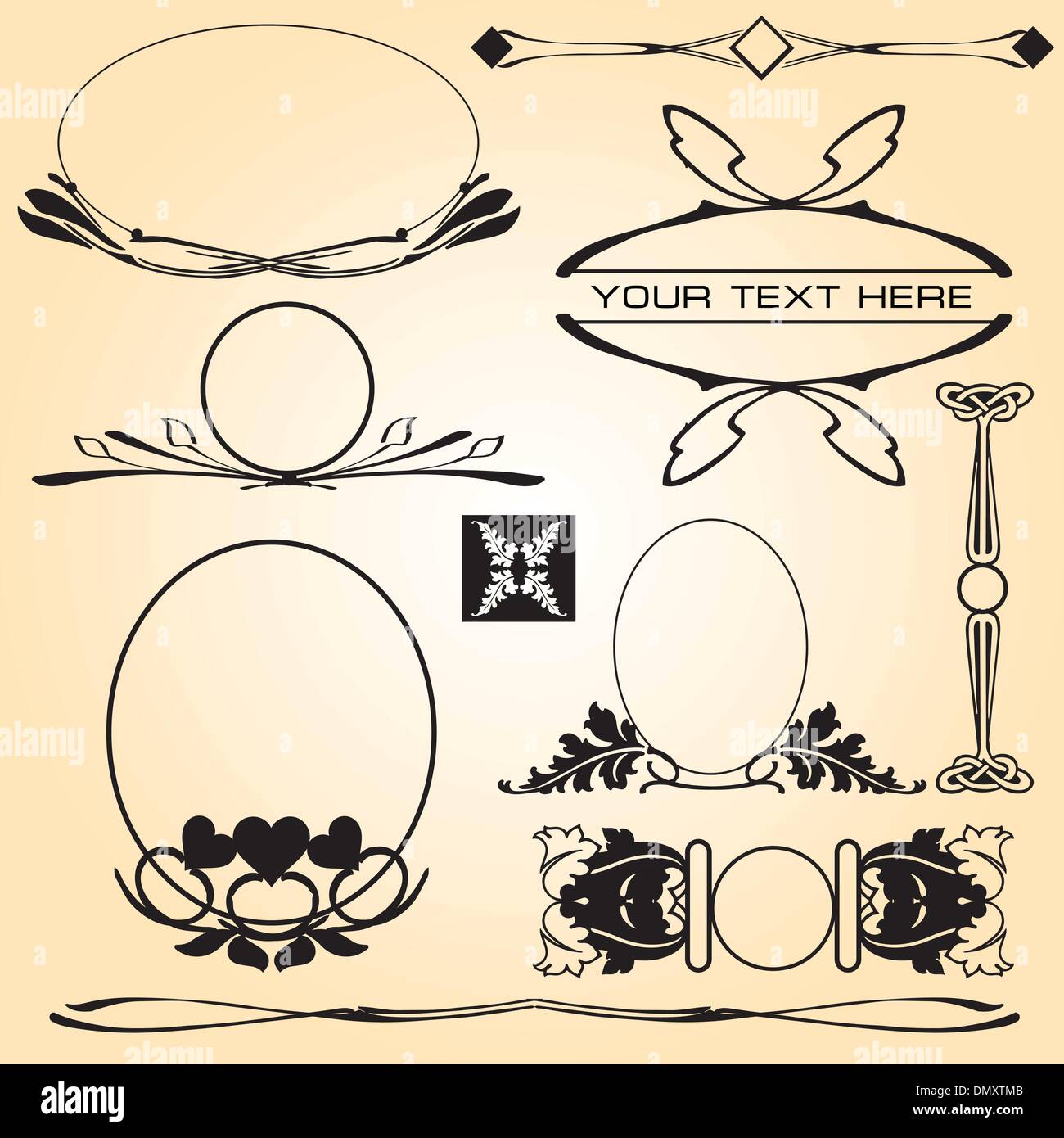 Vintage calligraphy ornament Stock Vector Image & Art - Alamy