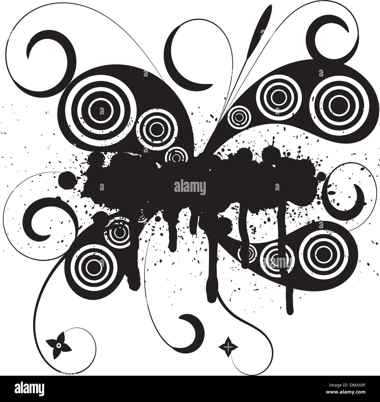 Grunge TATTOO DESIGN Textured Watermarks Stock Vector  Illustration of  draft distress 139296285