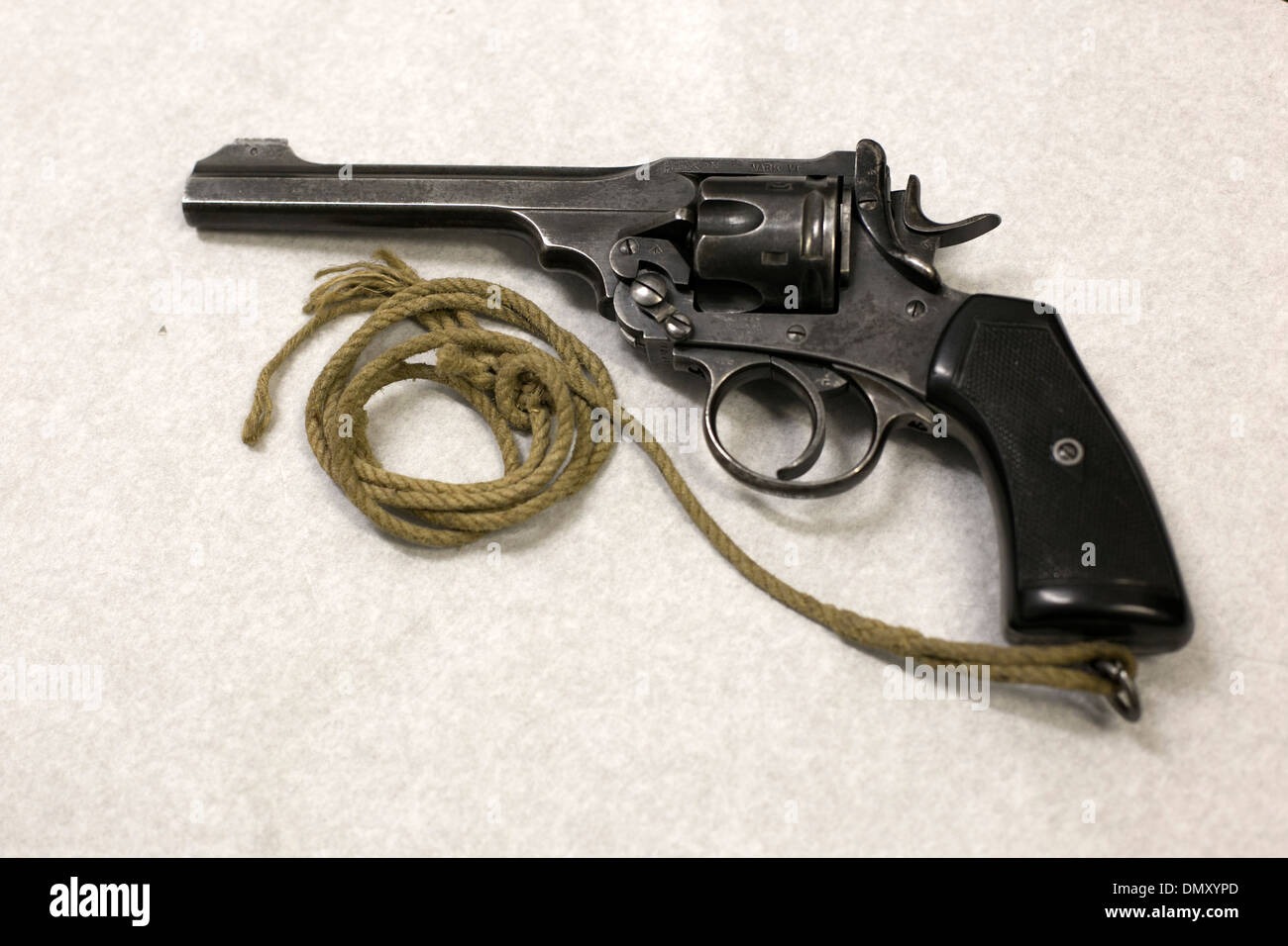 JRR Tolkien's First World War revolver Stock Photo