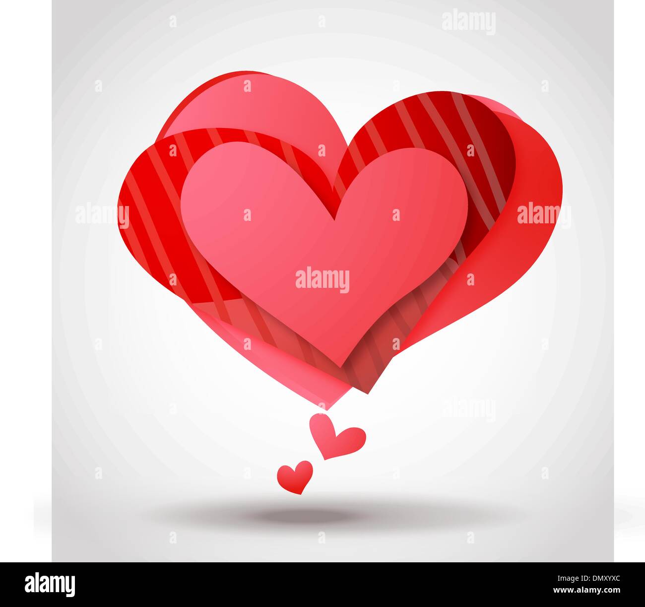 Abstract hearts. Vector illustration Stock Vector Image & Art - Alamy