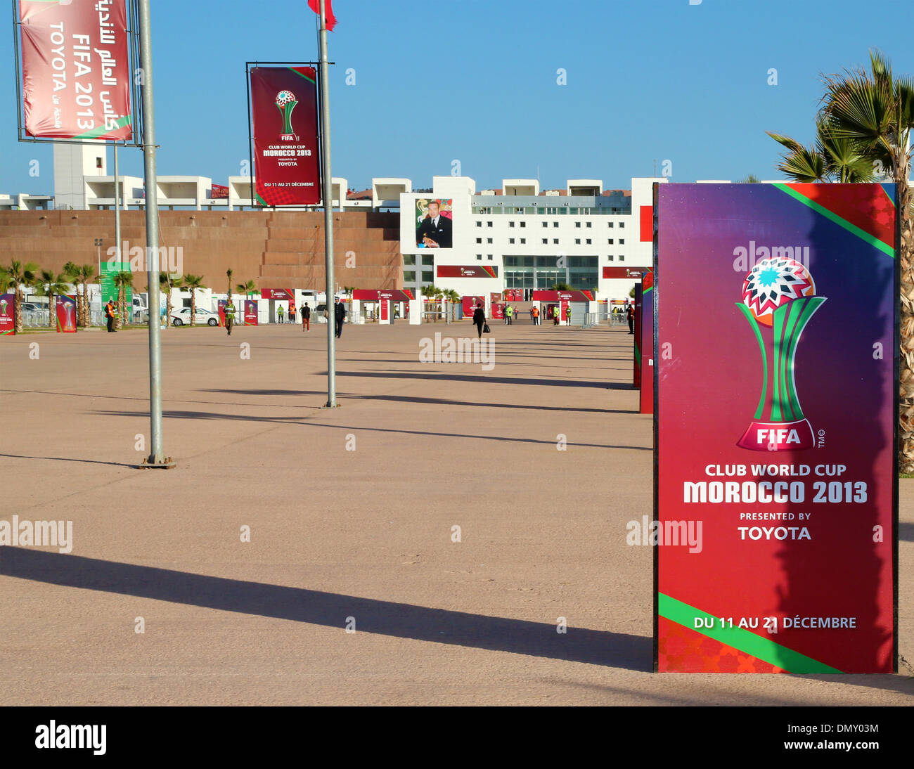 Agadir, Morocco. 17th Dec, 2013. Stade De Agadir stadium from the