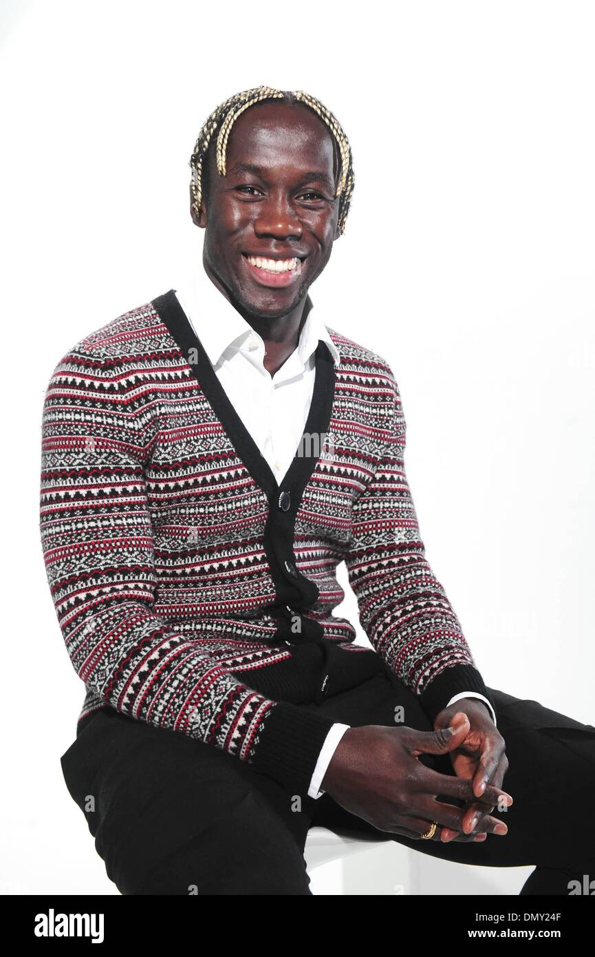 15.11.2013 BeIn S[orts Studio, France. Bacary Sagna who currently plays for Arsenal FC in the English Premierhip League is a guest at Club de BeIn Stock Photo