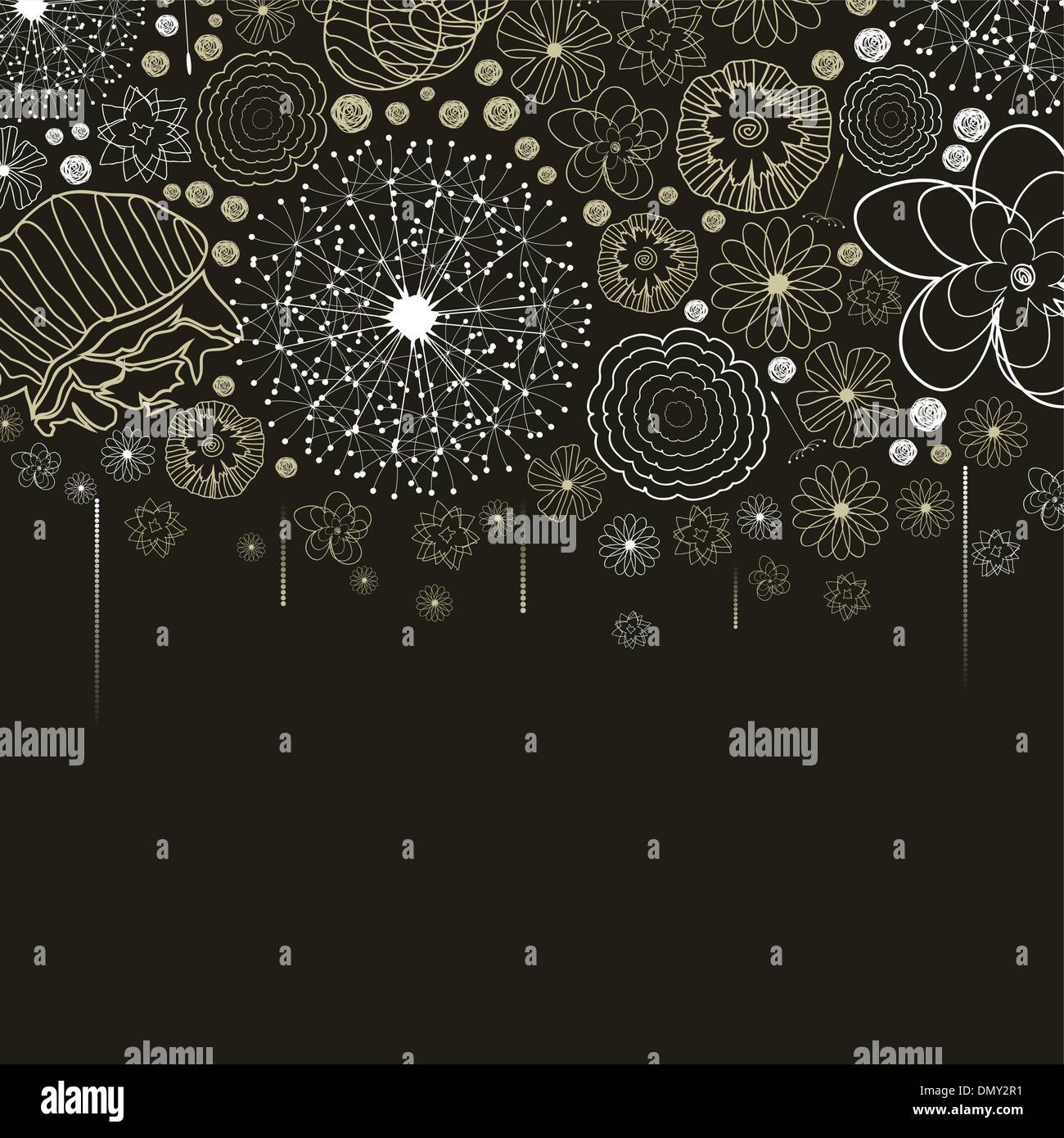 Flower a frame Stock Vector Image & Art - Alamy