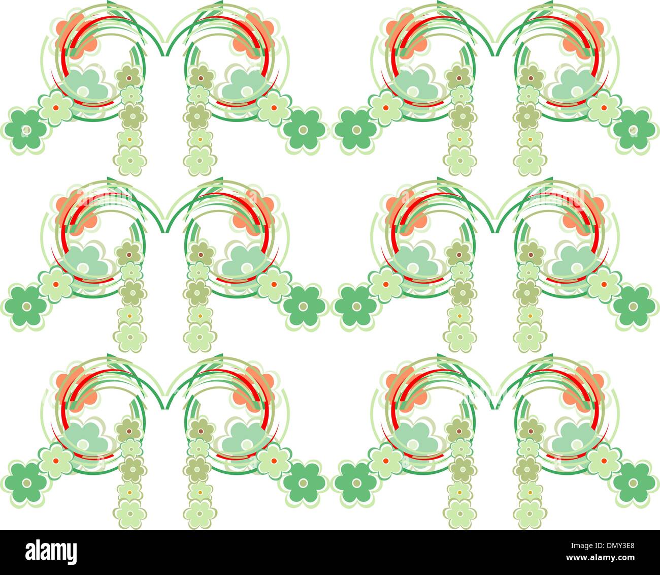 Abstract flower seamless pattern background Stock Vector Image & Art ...