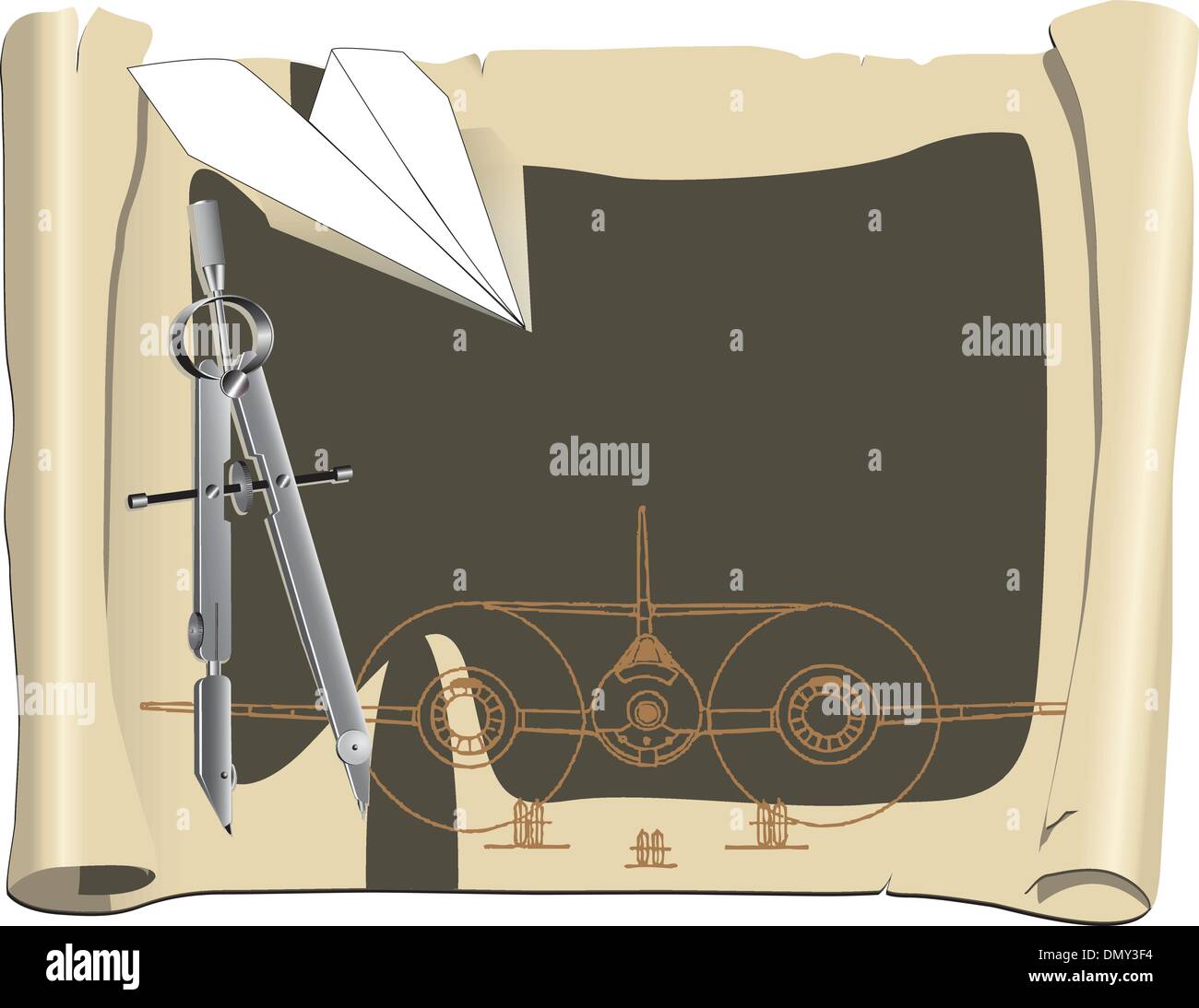 Model aircraft hobby Stock Vector