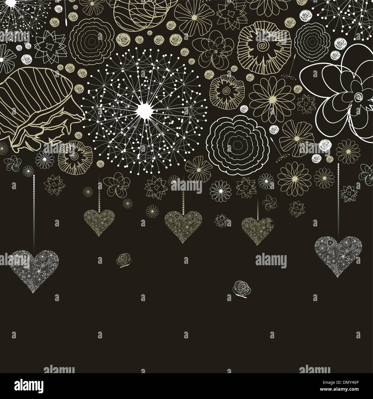 Flower a frame Stock Vector Image & Art - Alamy