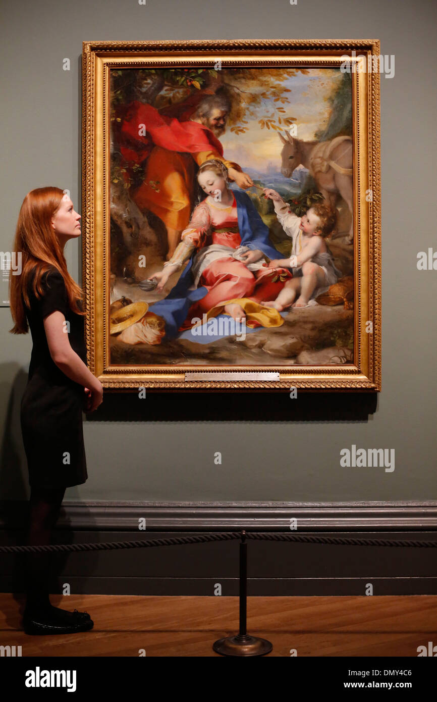 Barocci Brilliance and Grace exhibition at the National Gallery Stock