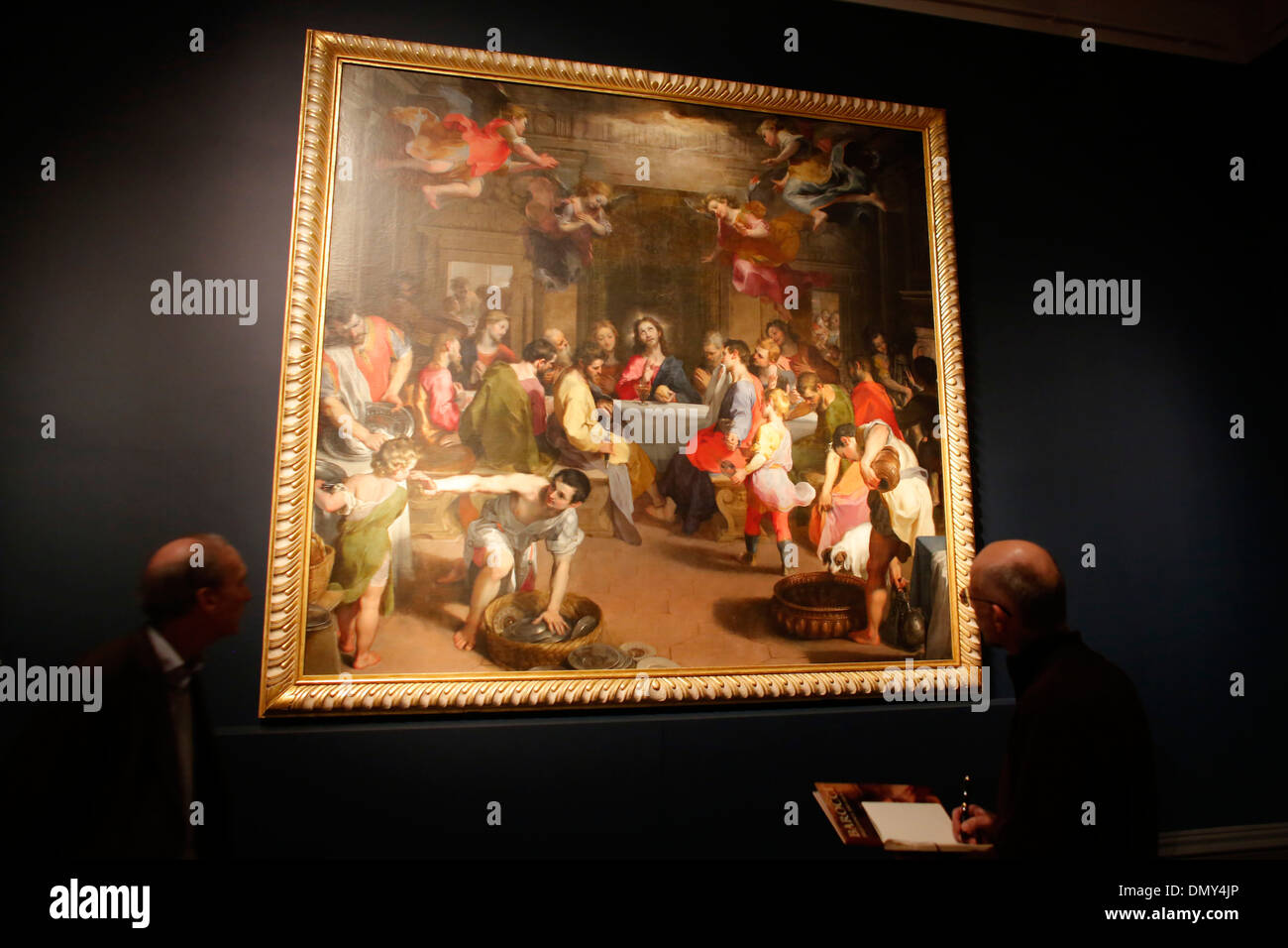 Barocci Brilliance and Grace exhibition at the National Gallery Stock Photo