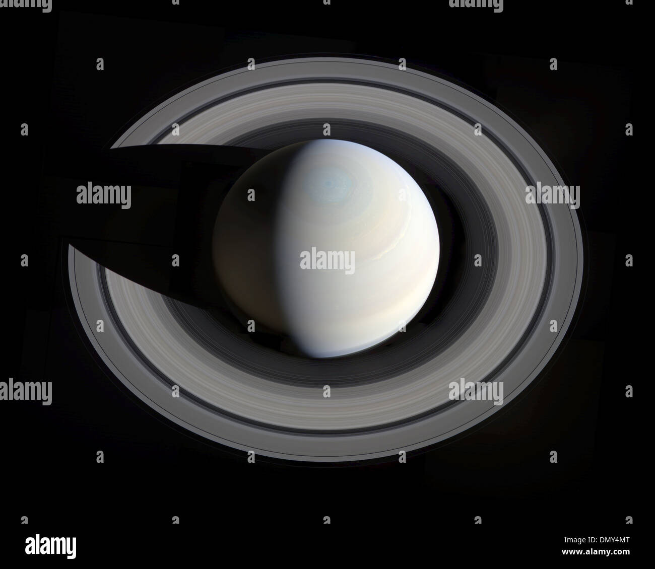 Saturn, Cassini spacecraft, Oct. 10, 2013 Stock Photo
