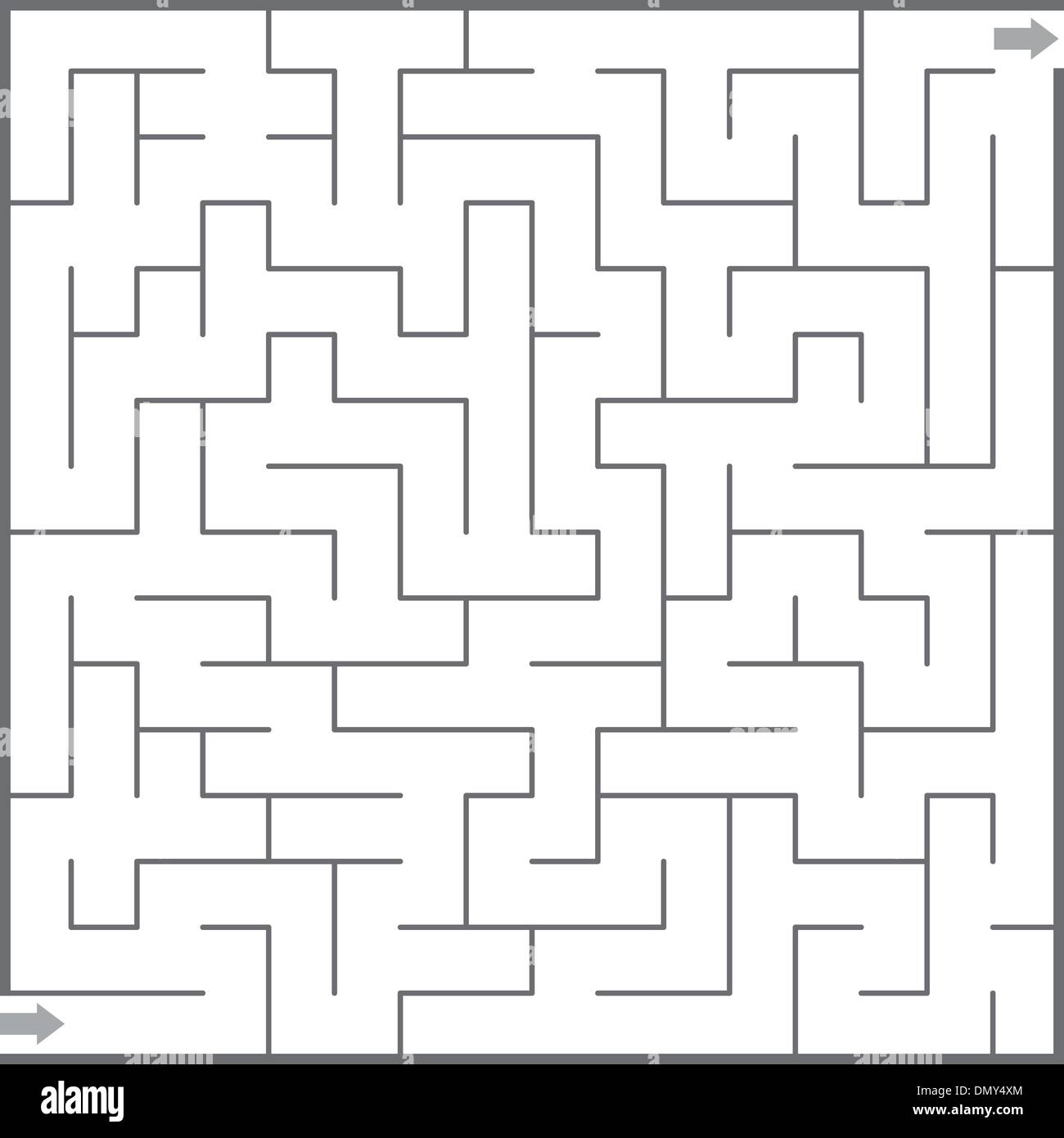 Vector illustration of  maze Stock Vector