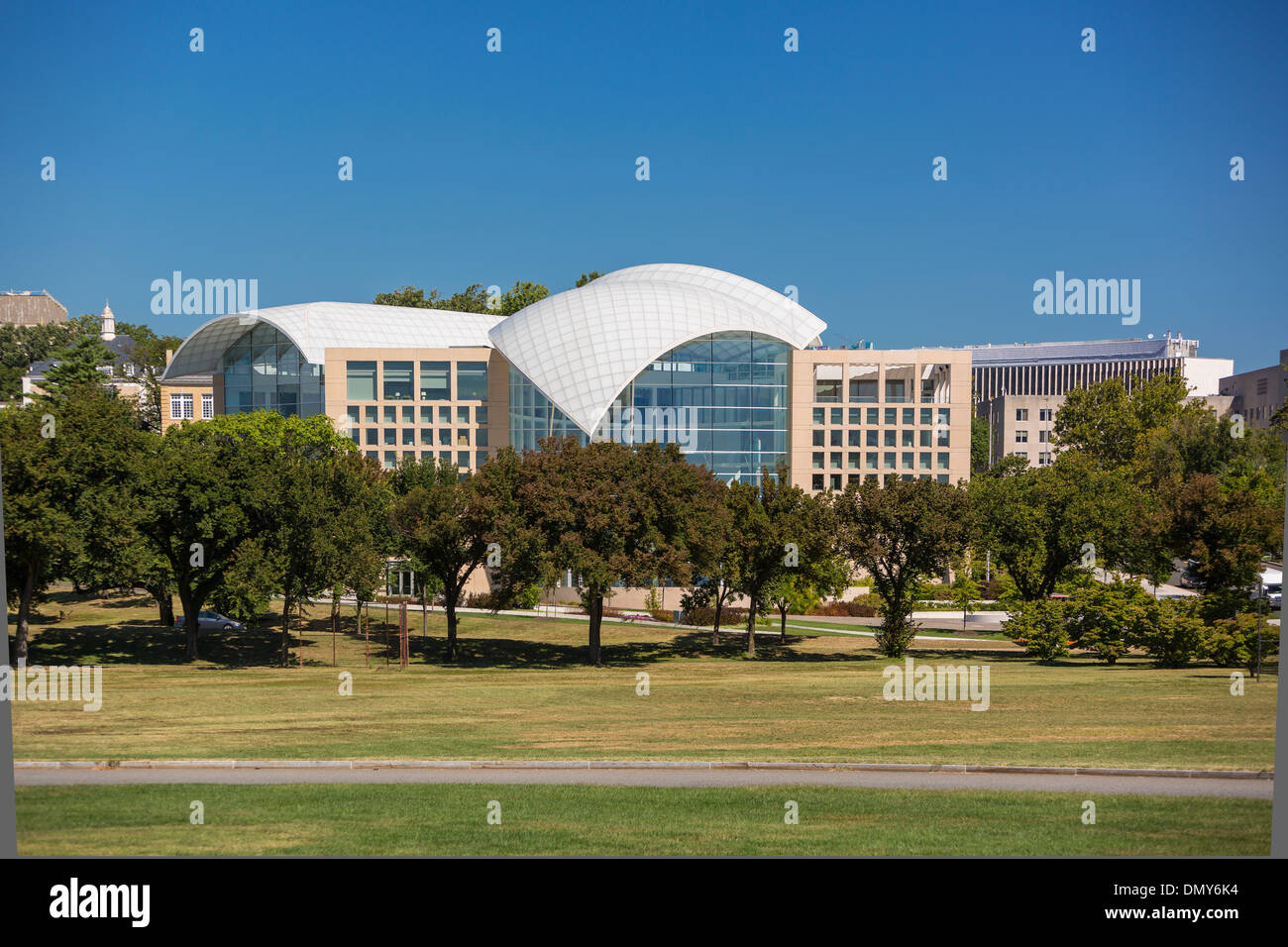 WASHINGTON, DC, USA - United States Institute of Peace building, on National Mall. Stock Photo