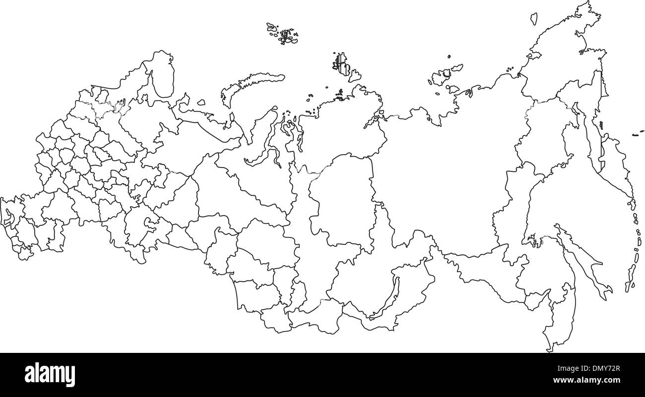 Russia flag map. Country outline with national flag Stock Photo by  ©InkDropCreative 367915710