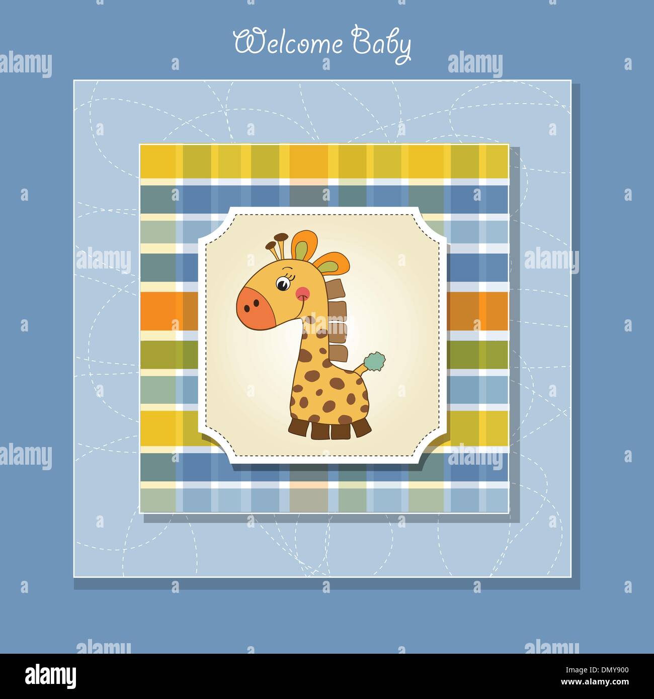 shower card with giraffe toy Stock Vector Image & Art - Alamy