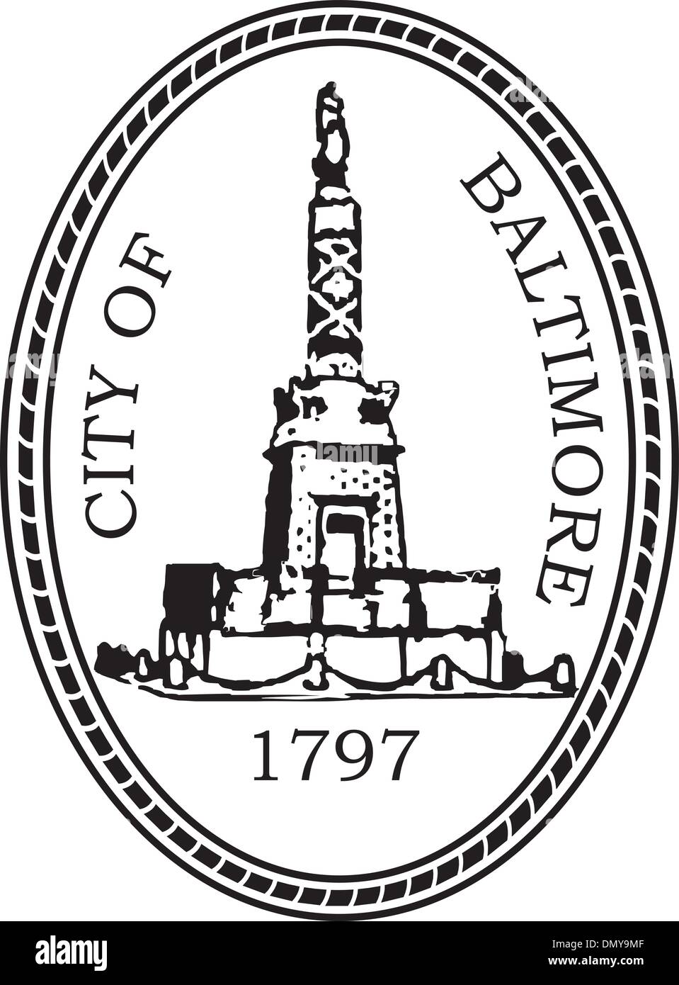 Baltimore city flag Stock Vector Images Alamy