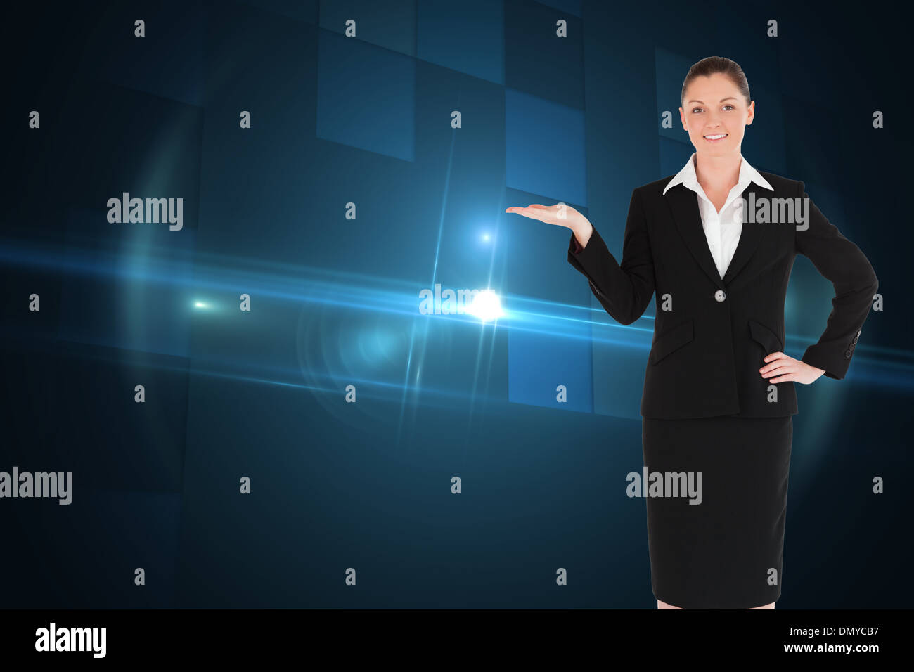 Professional woman in black suit hi-res stock photography and images ...