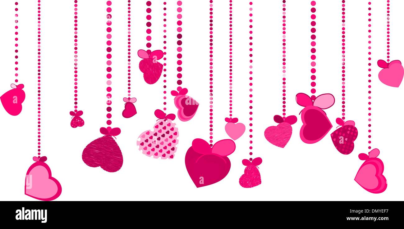 Valentines Day Background. EPS 8 Stock Vector