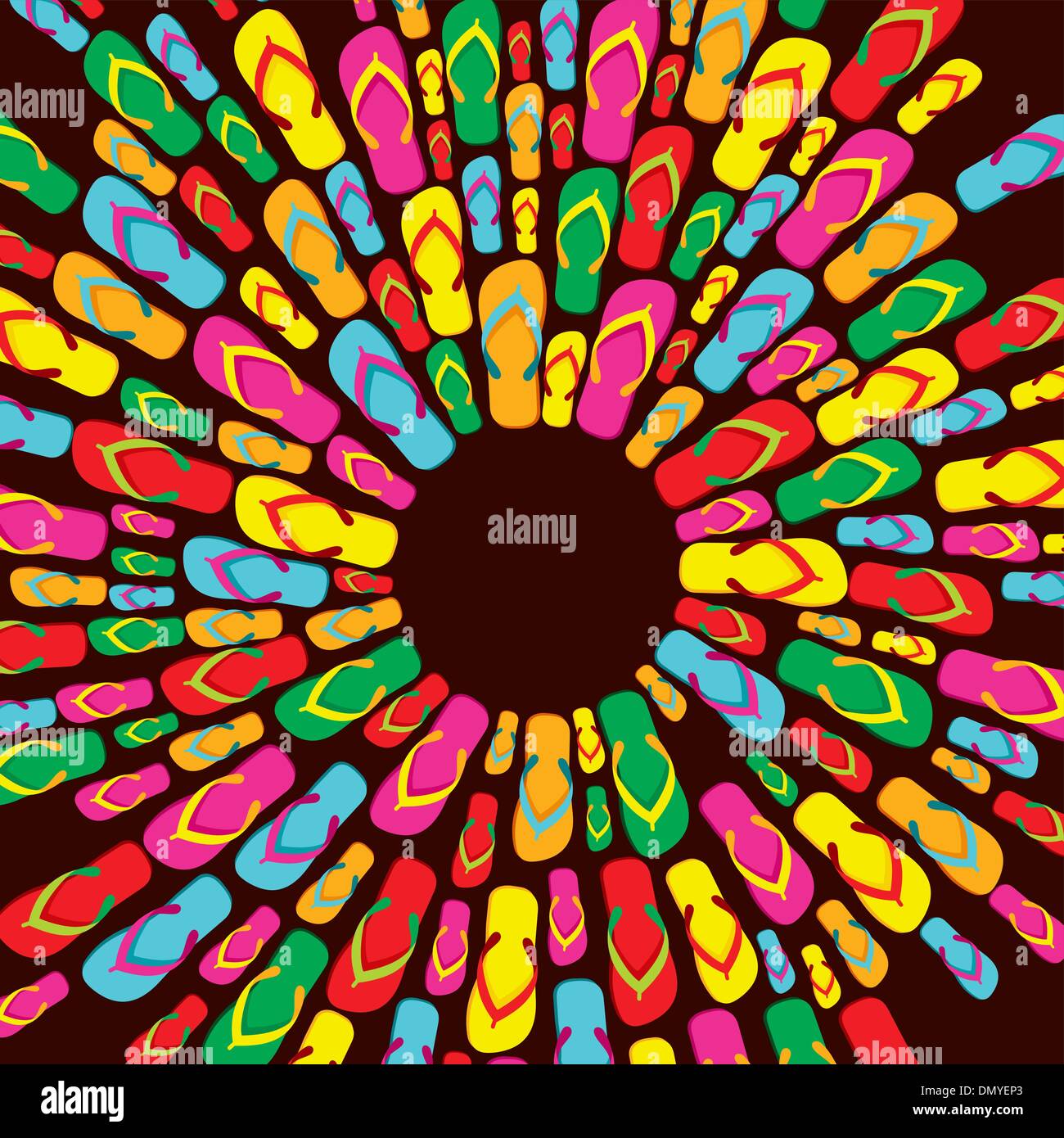 Flip flops summer splash background Stock Vector Image & Art - Alamy