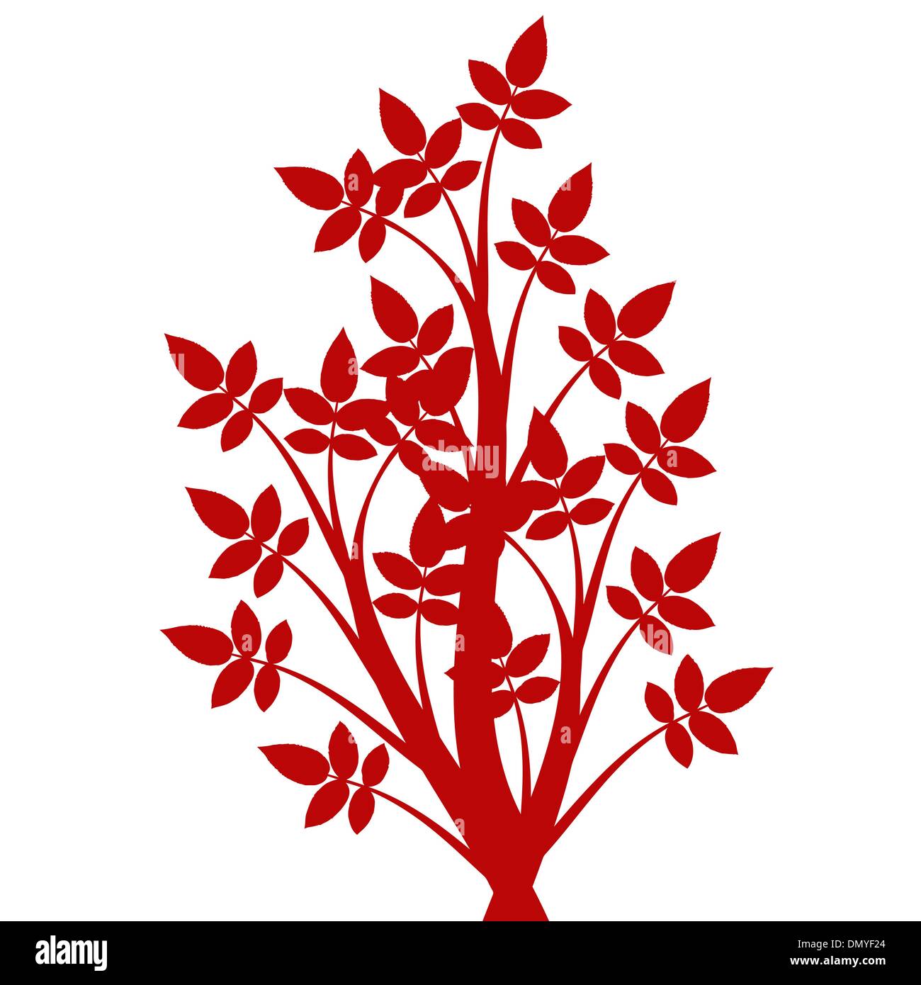 Art Tree Silhouette Stock Vector Image & Art - Alamy