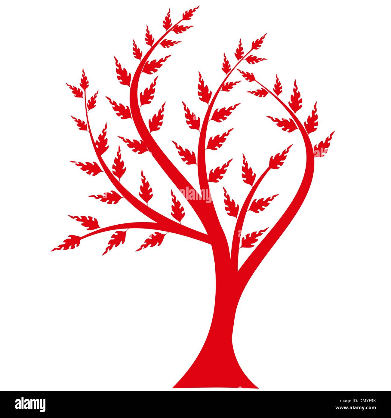Art Tree Silhouette Stock Vector Image & Art - Alamy