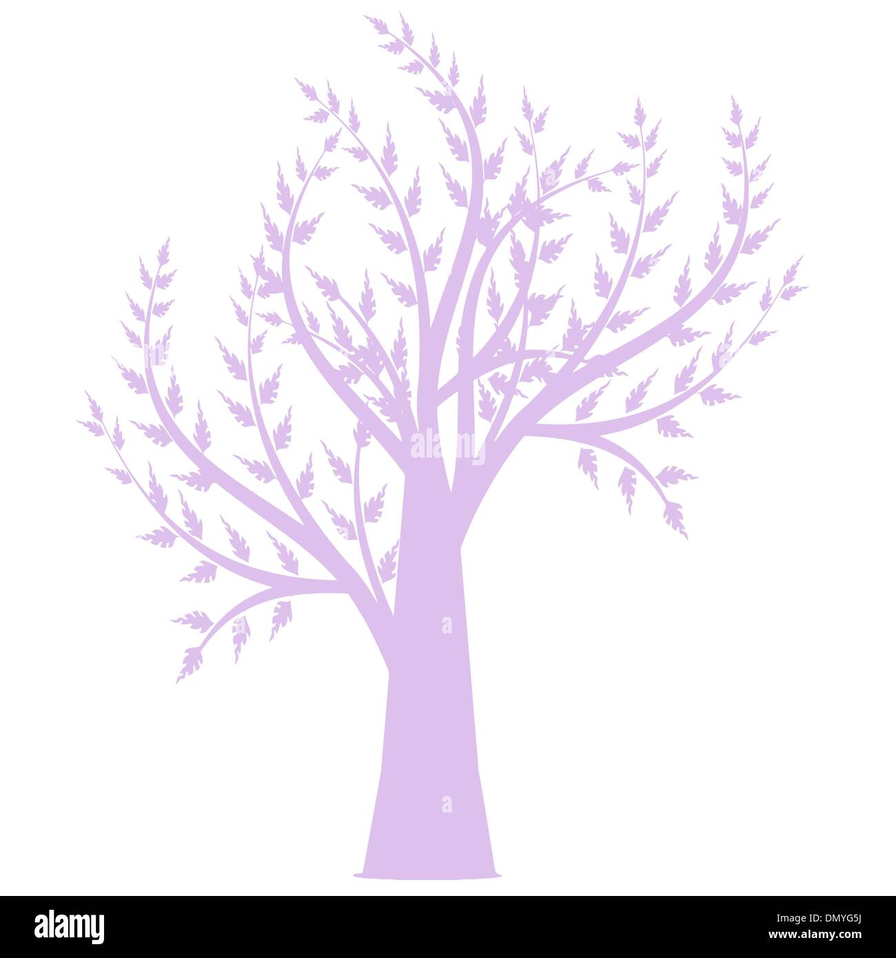 Art Tree Silhouette Stock Vector Image & Art - Alamy