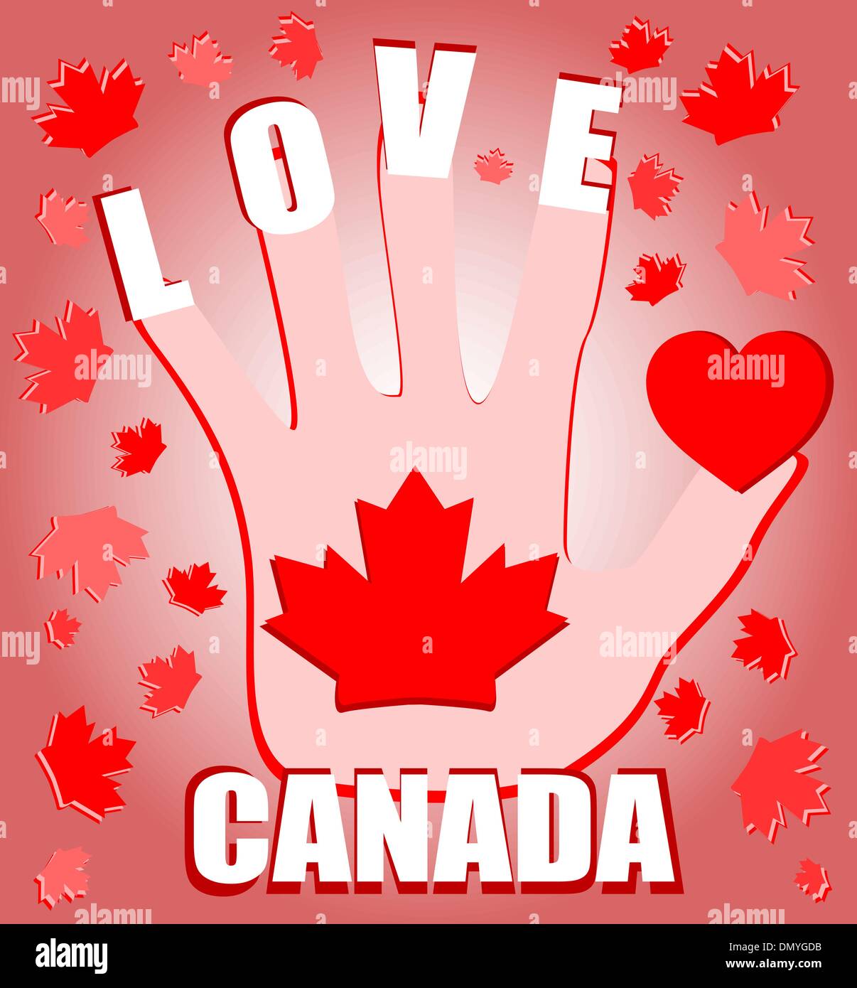 Happy Canada Day card Stock Vector Image & Art Alamy