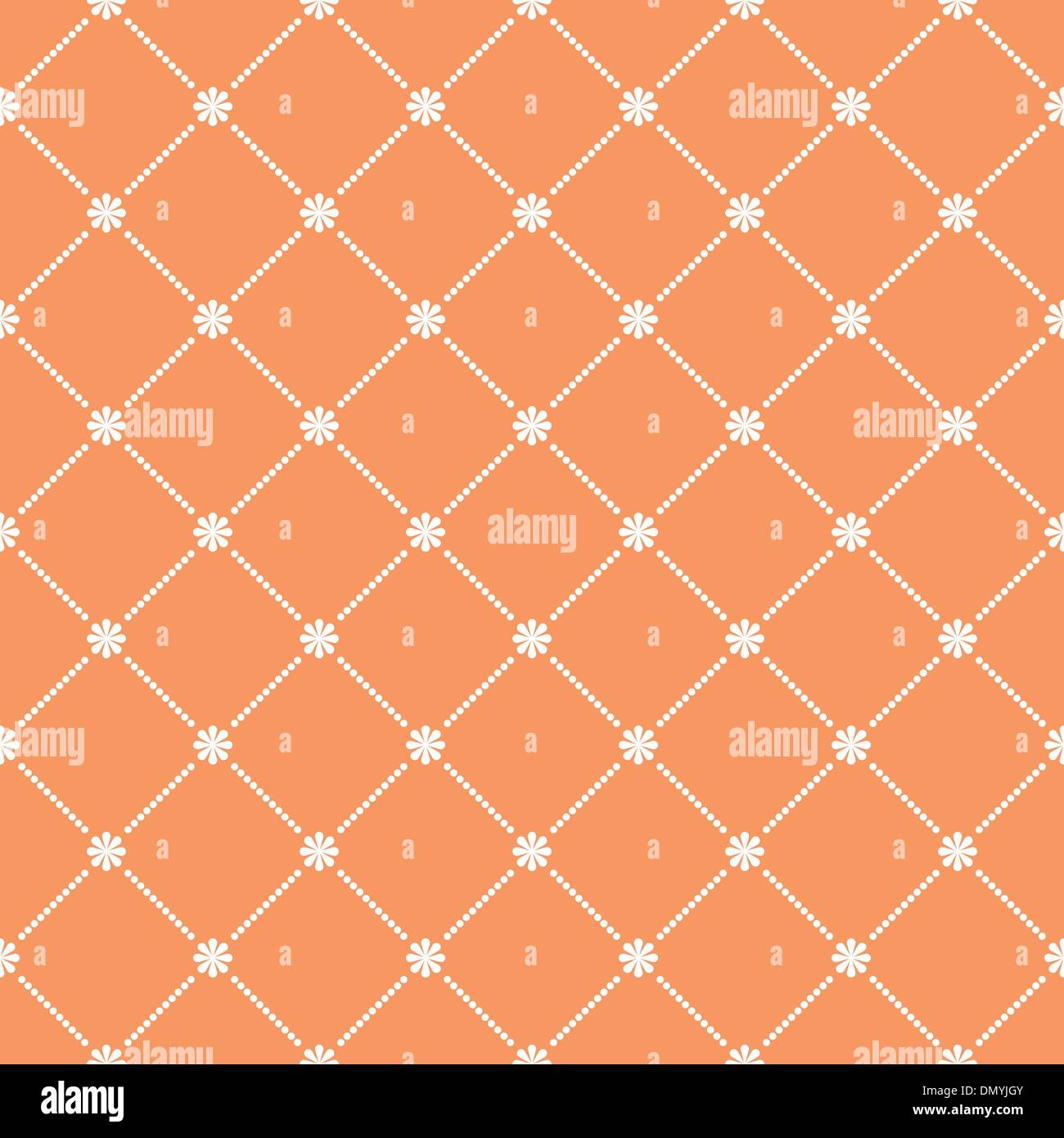 Seamless flower pattern wallpaper. EPS 8 Stock Vector