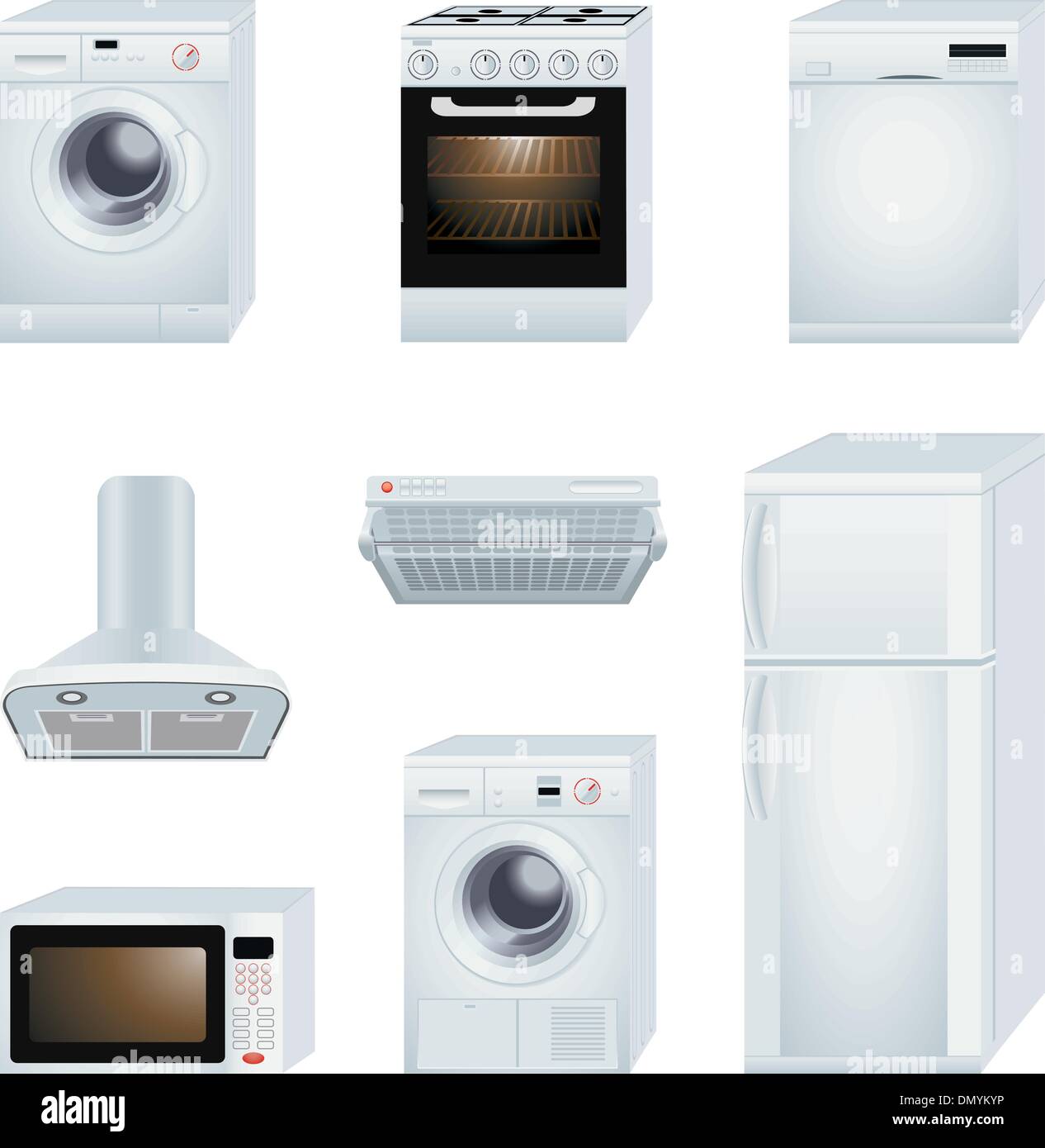 Home appliances Stock Vector