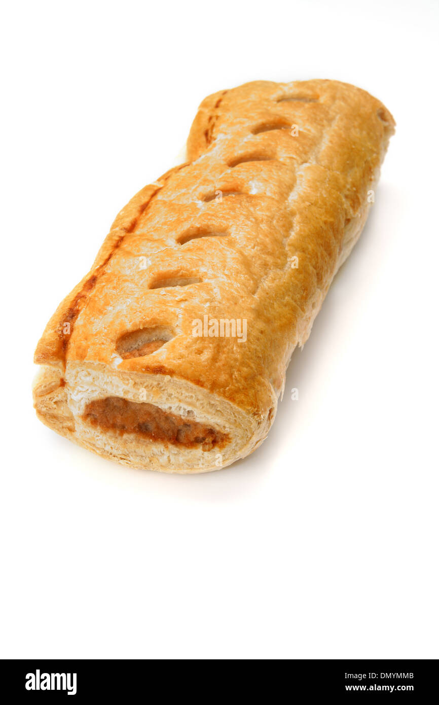 Sausage Roll White Background Stock Photos & Sausage Roll White ...